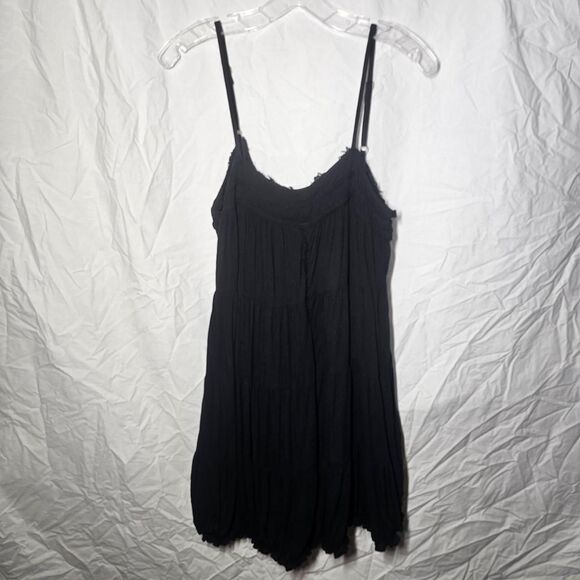 Free people boho black flowy romper - Picture 1 of 5